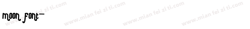 moon font字体转换
